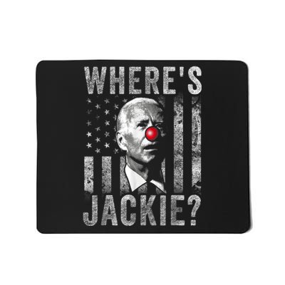 Where's Jackie Funny AntiBiden Mousepad