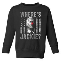 Where's Jackie Funny AntiBiden Toddler Sweatshirt