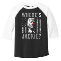 Where's Jackie Funny AntiBiden Toddler Fine Jersey T-Shirt