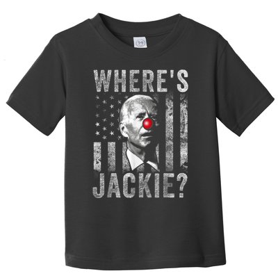 Where's Jackie Funny AntiBiden Toddler T-Shirt