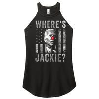 Where's Jackie Funny AntiBiden Women's Perfect Tri Rocker Tank