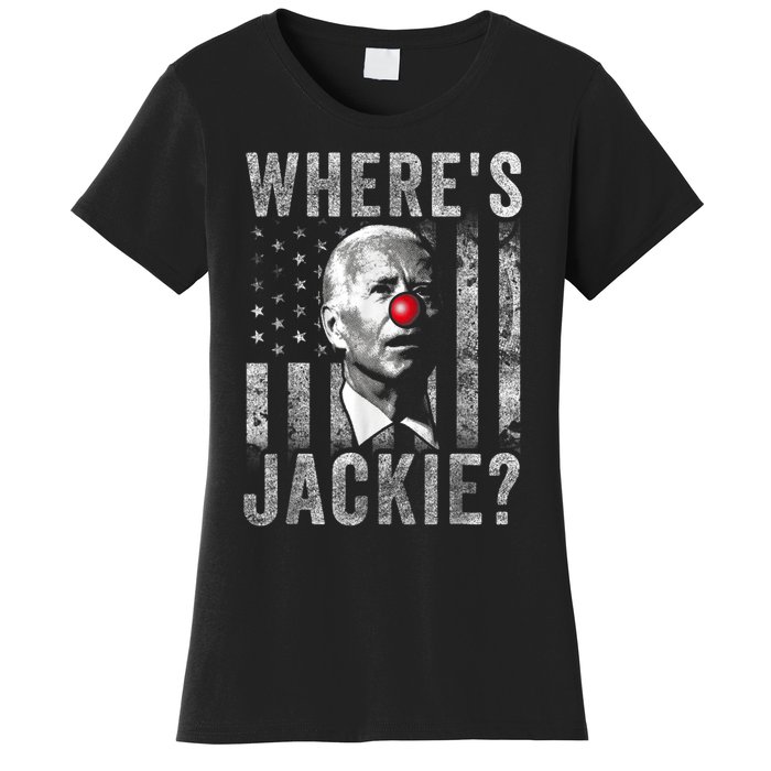 Where's Jackie Funny AntiBiden Women's T-Shirt