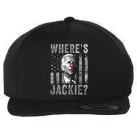 Where's Jackie Funny AntiBiden Wool Snapback Cap