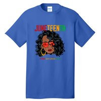 Women Juneteenth Free Ish Since 1865 Afro Queen Black Queen Gift African Pride Tall T-Shirt