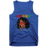 Women Juneteenth Free Ish Since 1865 Afro Queen Black Queen Gift African Pride Tank Top