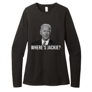 Where's Jackie Funny Joe Biden Meme Womens CVC Long Sleeve Shirt