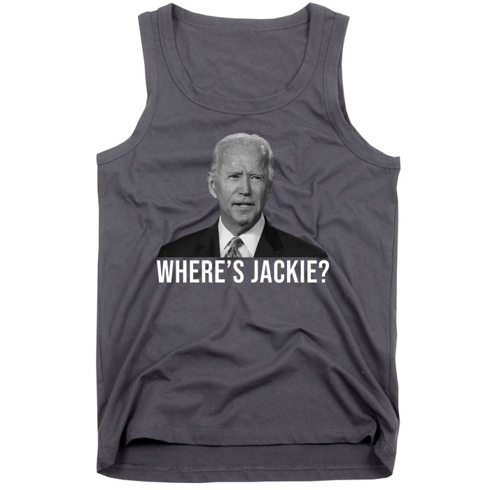 Where's Jackie Funny Joe Biden Meme Tank Top