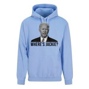 Where's Jackie Funny Joe Biden Meme Unisex Surf Hoodie