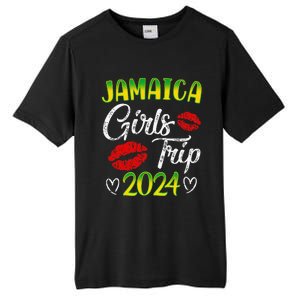 Women Jamaica Girl Trip 2024 Summer Vacation Weekend Funny Tall Fusion ChromaSoft Performance T-Shirt