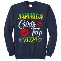 Women Jamaica Girl Trip 2024 Summer Vacation Weekend Funny Sweatshirt