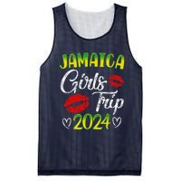 Women Jamaica Girl Trip 2024 Summer Vacation Weekend Funny Mesh Reversible Basketball Jersey Tank