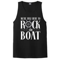 We're Just Here to Rock the Boat Family Matching Cruise PosiCharge Competitor Tank