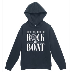 We're Just Here to Rock the Boat Family Matching Cruise Urban Pullover Hoodie