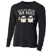 WeRe Just Here For Boos Ghosts Halloween Costume For Couple Cooling Performance Long Sleeve Crew