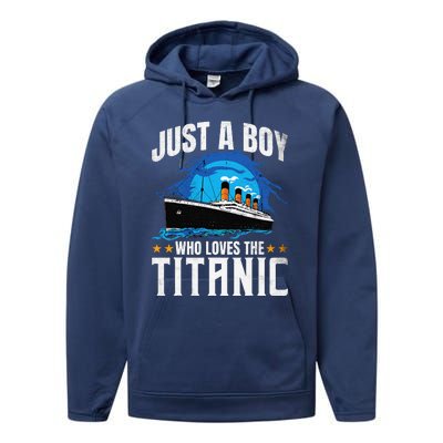 Who Just Love The Rms Titanic Performance Fleece Hoodie