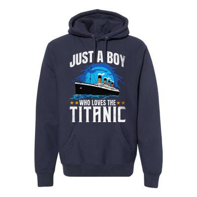 Who Just Love The Rms Titanic Premium Hoodie