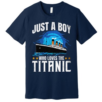 Who Just Love The Rms Titanic Premium T-Shirt