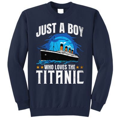 Who Just Love The Rms Titanic Tall Sweatshirt