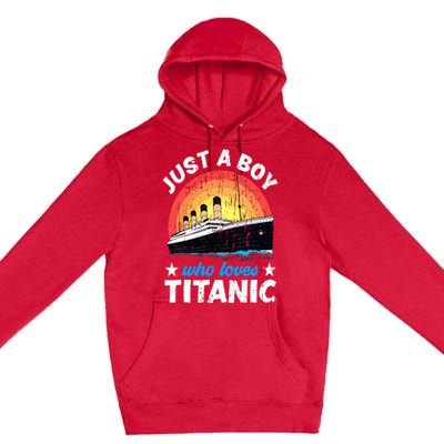 Who Just Love The Titanic Premium Pullover Hoodie