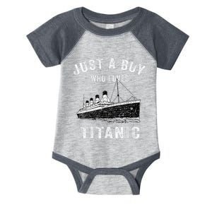 who just love the RMS Titanic Infant Baby Jersey Bodysuit