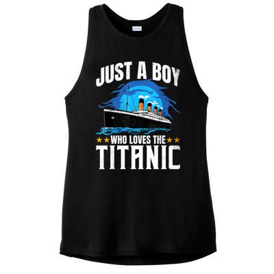 Who Just Love The RMS Titanic Ladies PosiCharge Tri-Blend Wicking Tank