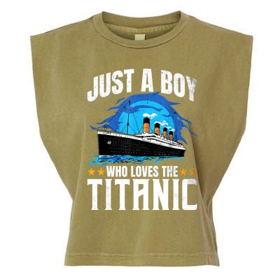 Who Just Love The RMS Titanic Garment-Dyed Women's Muscle Tee