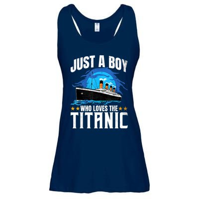 Who Just Love The RMS Titanic Ladies Essential Flowy Tank