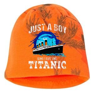 Who Just Love The Rms Titanic Thanksgiving Coustume Kati - Camo Knit Beanie