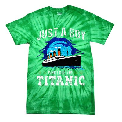 Who Just Love The Rms Titanic Thanksgiving Coustume Tie-Dye T-Shirt