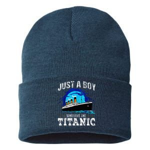 Who Just Love The Rms Titanic Thanksgiving Coustume Sustainable Knit Beanie