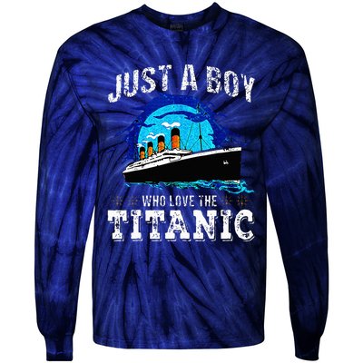 Who Just Love The Rms Titanic Thanksgiving Coustume Tie-Dye Long Sleeve Shirt