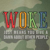 Woke Just Means You Give A Damn About Other People Pride Legacy Tie Dye Trucker Hat