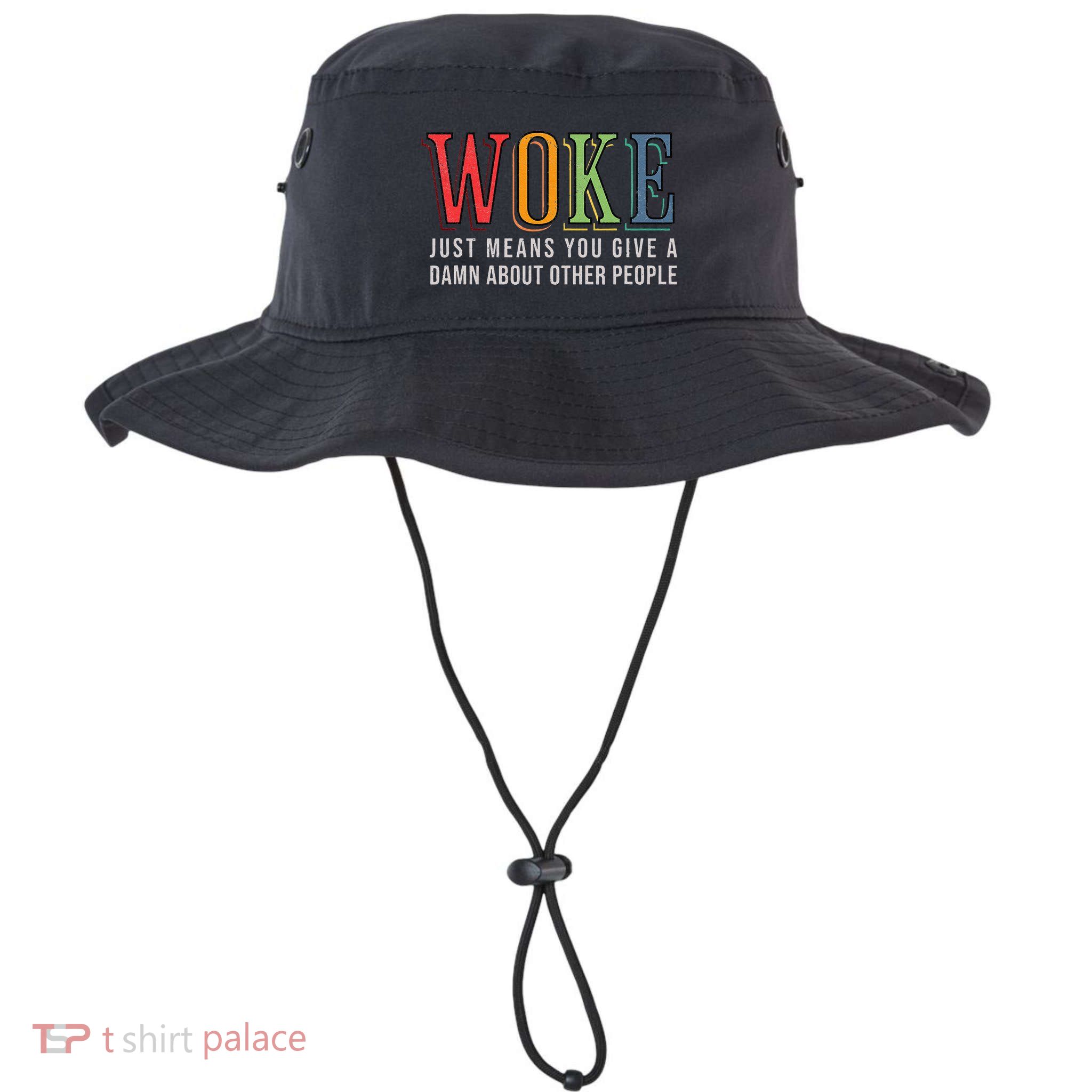 Woke Just Means You Give A Damn About Other People Pride Bucket Hat