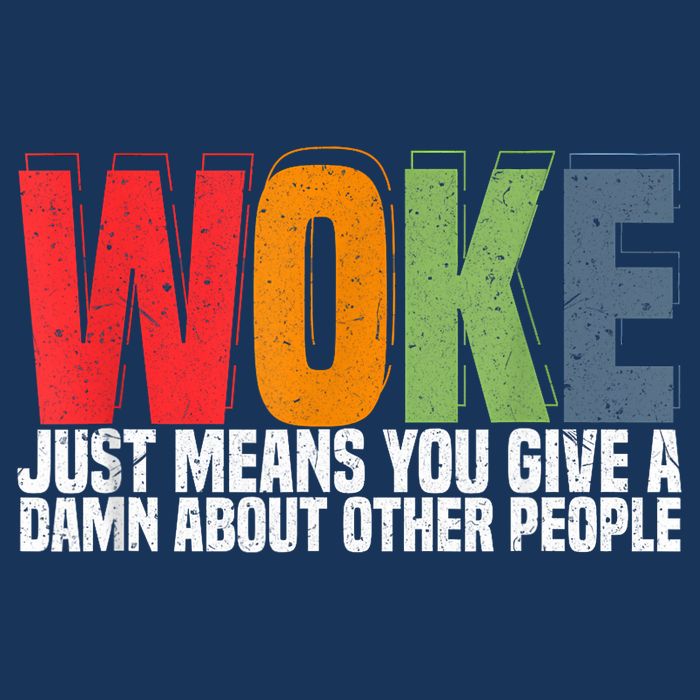 Woke Just Means You Give A Damn About Other People Pride 7-Panel Snapback Hat