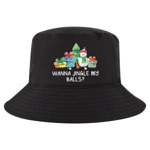 Wanna Jingle My Balls Christmas Adult Humor Xmas Gift Cool Comfort Performance Bucket Hat