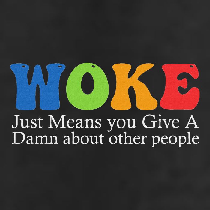 Woke Just Means You Give A Damn About Other People Adult Drive Performance Visor