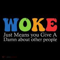 Woke Just Means You Give A Damn About Other People Cooling Performance Long Sleeve Crew