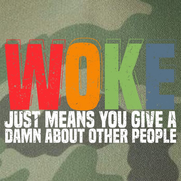 Woke Just Means You Give A Damn About Other People Legacy Tie Dye Trucker Hat
