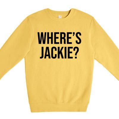 Where's Jackie Meme Premium Crewneck Sweatshirt