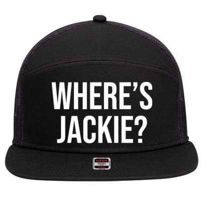Where's Jackie Meme 7 Panel Mesh Trucker Snapback Hat