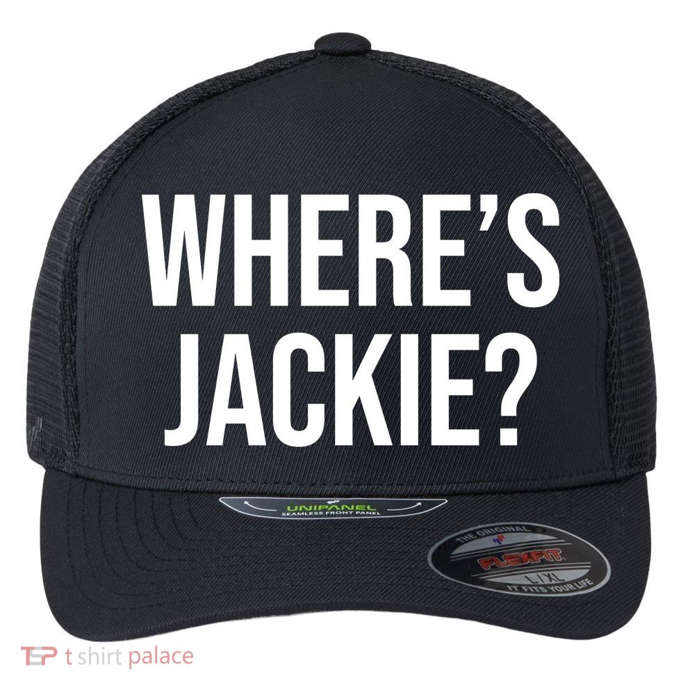 Where's Jackie Meme Flexfit Unipanel Trucker Cap