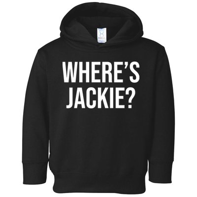 Where's Jackie Meme Toddler Hoodie