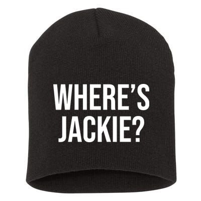 Where's Jackie Meme Short Acrylic Beanie