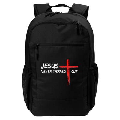 Wrestling Jesus Never Tapped Out Christian Wrestle Backpack