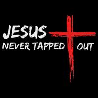 Wrestling Jesus Never Tapped Out Christian Wrestle 16 in Basic Backpack