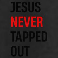 Wrestling Jesus Never Tapped Out Christian Wrestle 7 Panel Mesh Trucker Snapback Hat