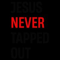Wrestling Jesus Never Tapped Out Christian Wrestle Toddler T-Shirt
