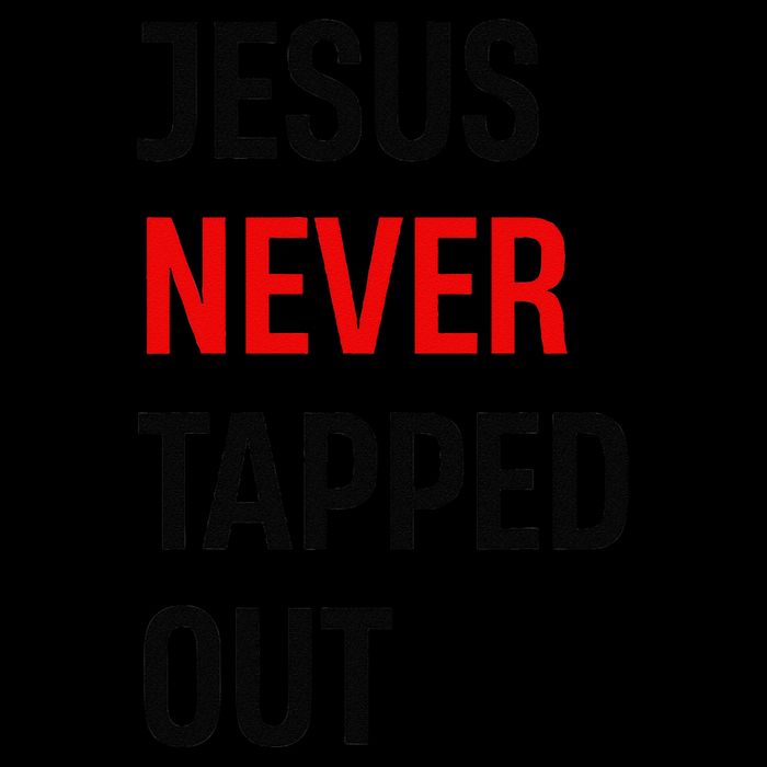 Wrestling Jesus Never Tapped Out Christian Wrestle Toddler T-Shirt