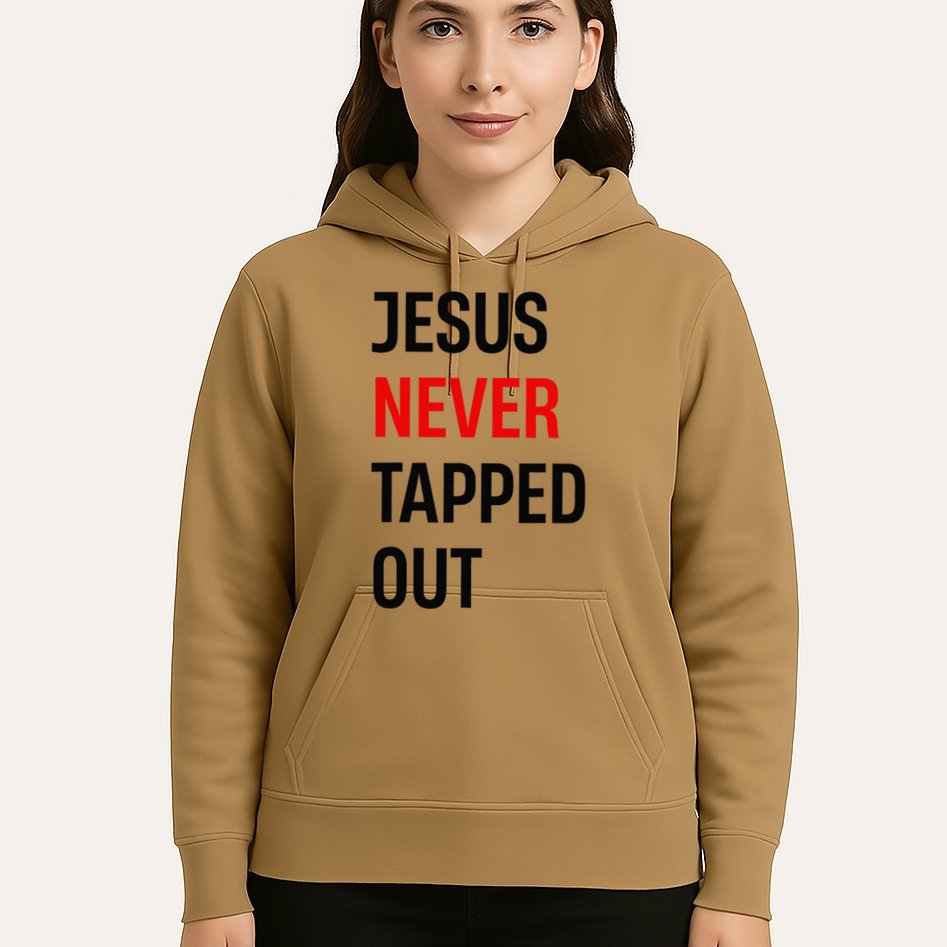 Wrestling Jesus Never Tapped Out Christian Wrestle Hoodie