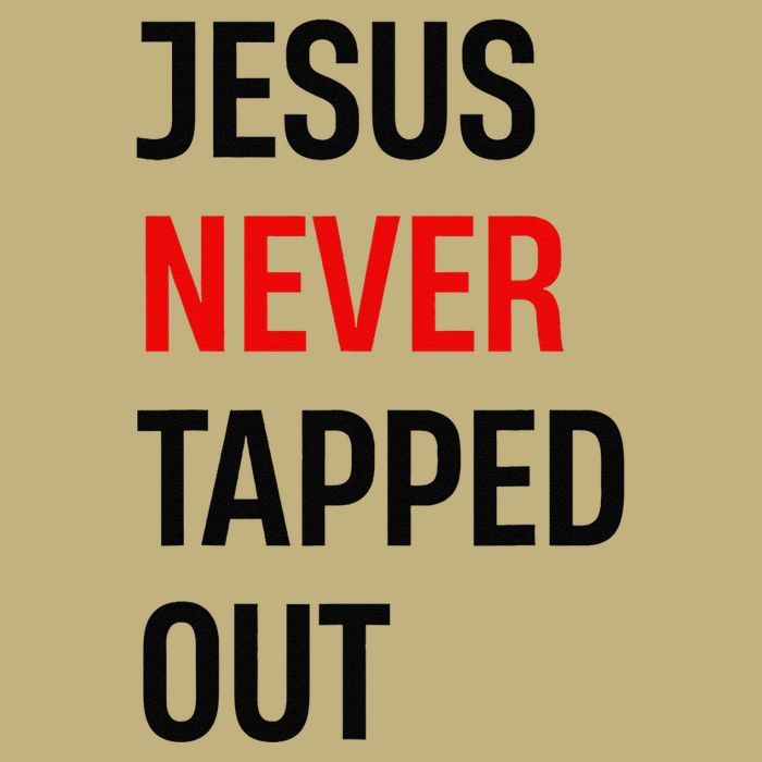 Wrestling Jesus Never Tapped Out Christian Wrestle Hoodie
